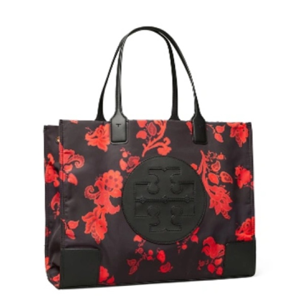 Tory Burch Black Mountain Paisley Tote